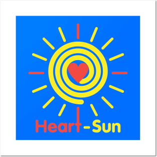 Heart-Sun Posters and Art